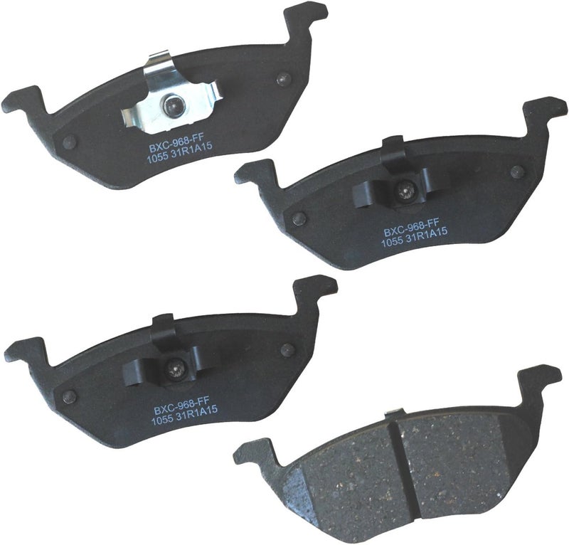 Bendix Premium SBC1055 Ceramic Rear Brake Pads for Ford Escape 2008-2005, Mazda Tribute 2006-2005, Tribute 2008, Mercury Mariner 2008-2005 - Image 1